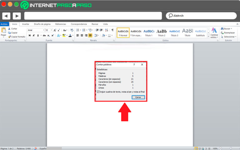 How to count the words of a document in Microsoft Word? step by step guide