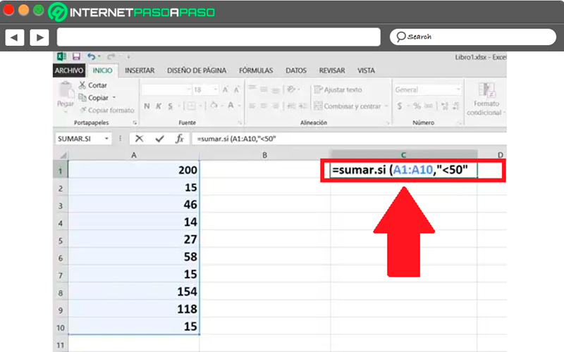 Using the SUMIF function 