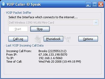 VOIP Caller-ID Speak