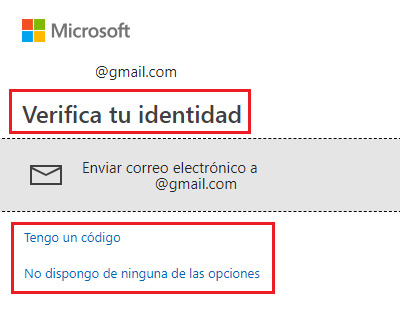 Verificar identidad para eliminar cuenta de correo Hotmail