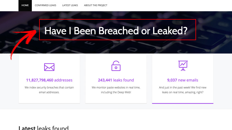 Verificar vulnerabilidad con Hacked Emails