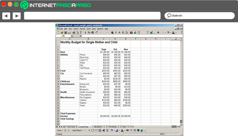 Version Excel 10.0 2001