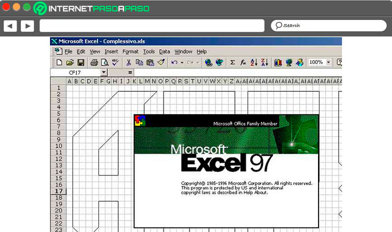 Version Excel 8.0 (Excel 97)