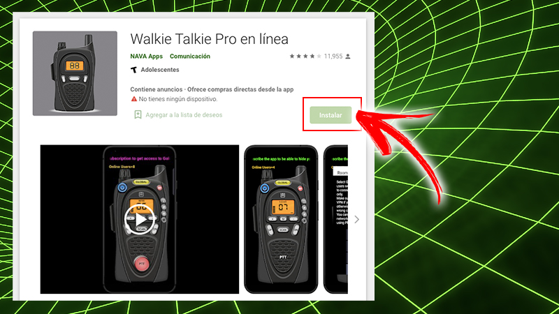 Walkie Talkie Pro en línea