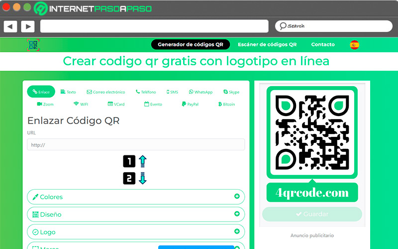 Web de Codigos QR