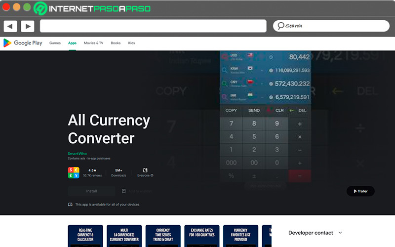 Web de All Currency Converter