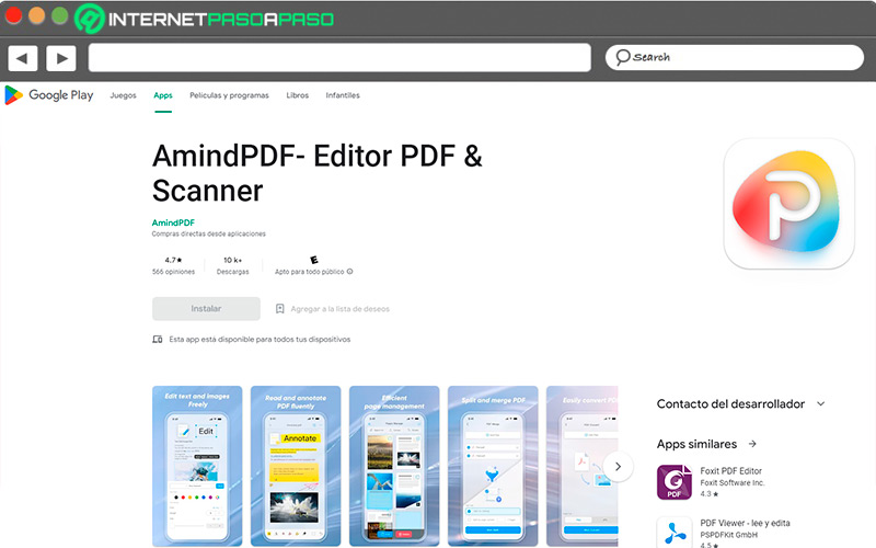 Web de Amin PDF – Editor PDF & Scanner