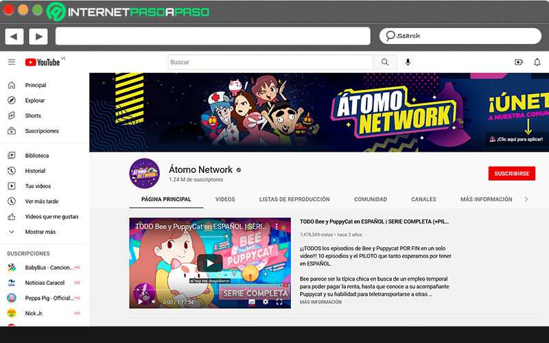 Web de Átomo Network