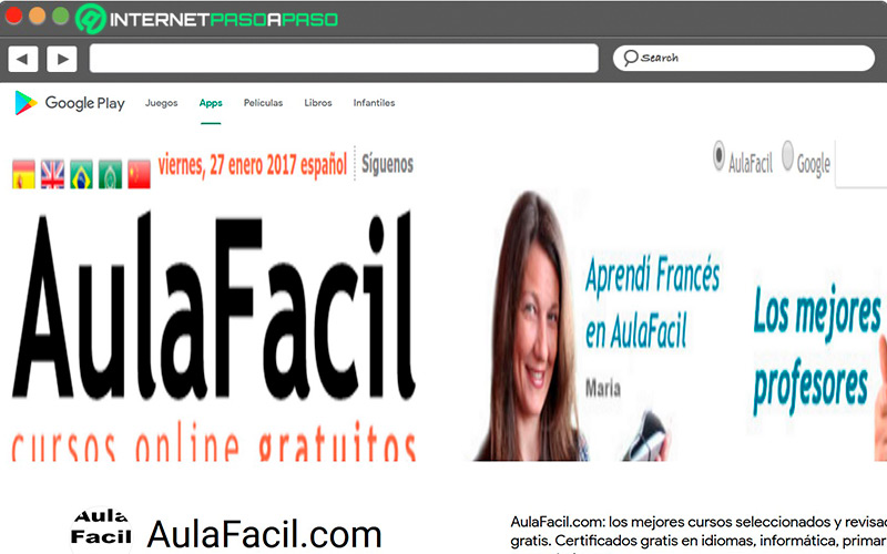 Web de AulaFacil