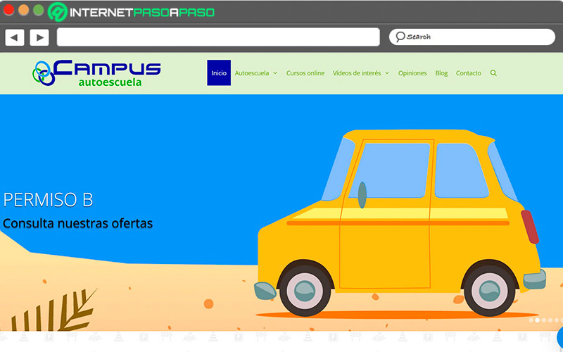 Web de Autoescuela CAMPUS