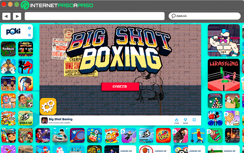 Web de Big Shot Boxing