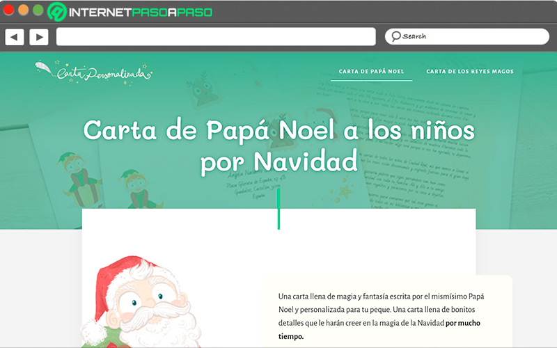 Web de Carta Personalizada de Santa Claus