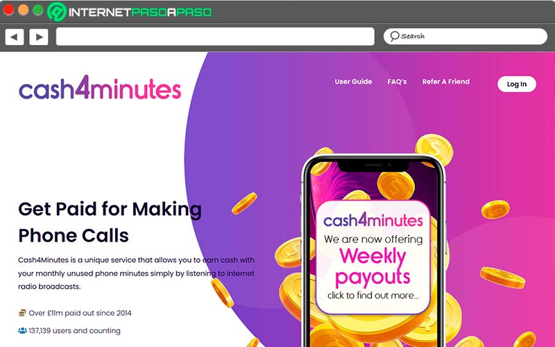 Web de Cash4minutes