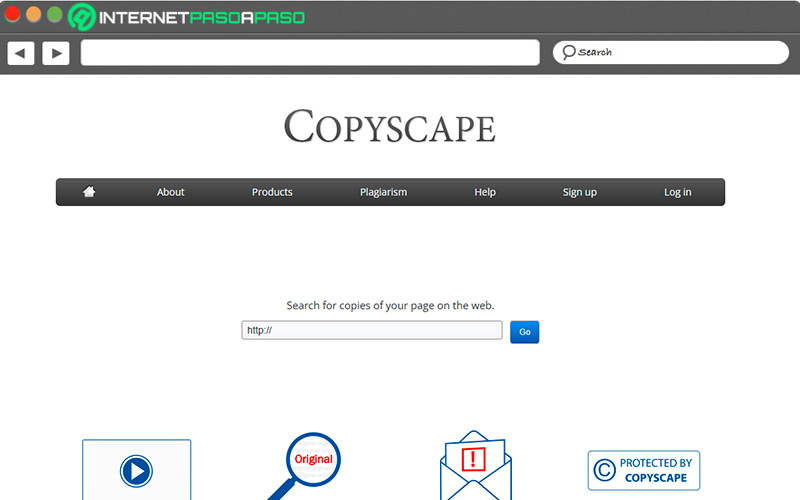 Web de Copyscape