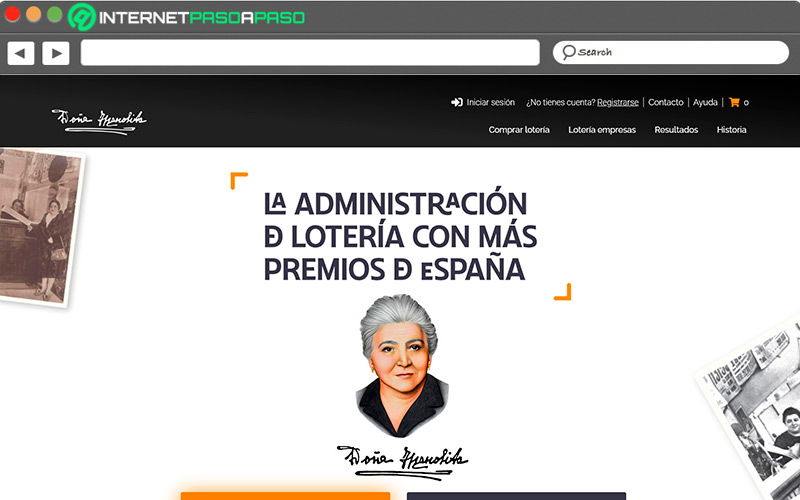 Web de Doña Manolita