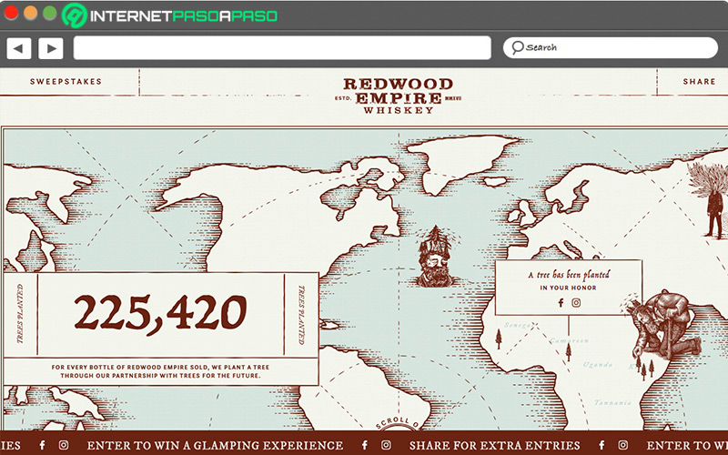 Web de Earth Month With A Redwood