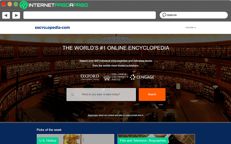 Web de Encyclopedia Com
