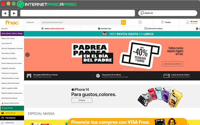 Web de FNAC