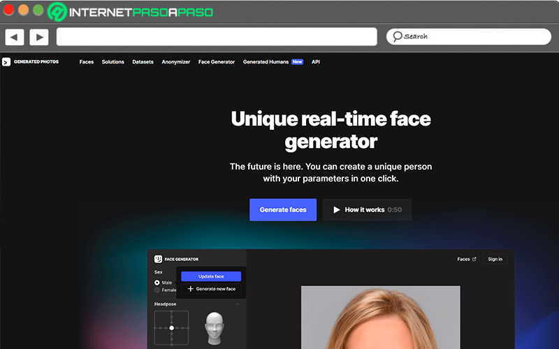 Web de Face Maker AI