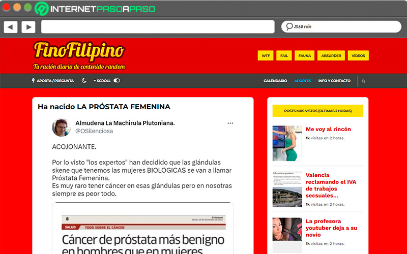 Web de Fino Filipino