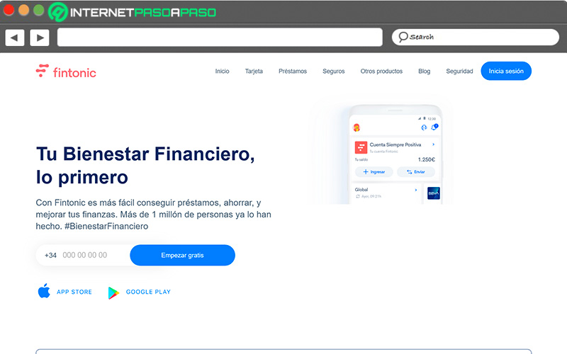 Web de Fintonic