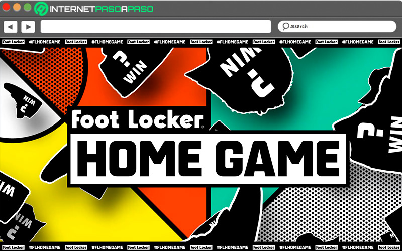 Web de Foot Locker's Home Game