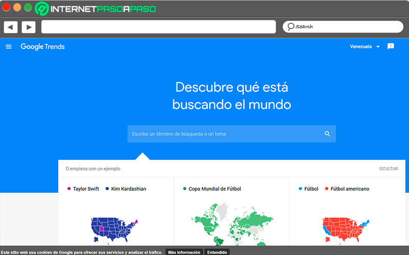 Web de Google Trends