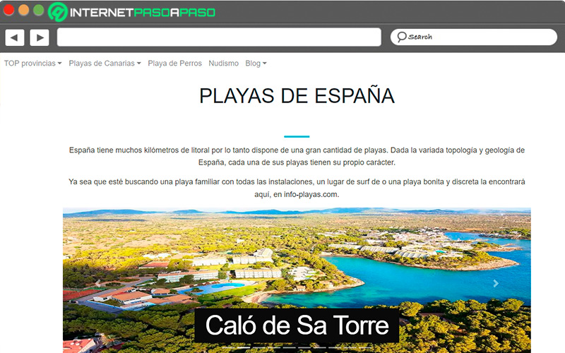 Web de Info-Playas en España