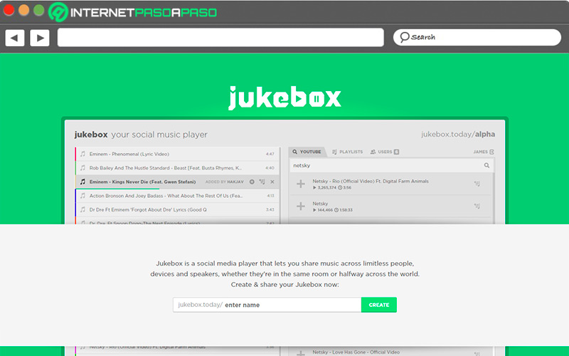 Web de Jukebox