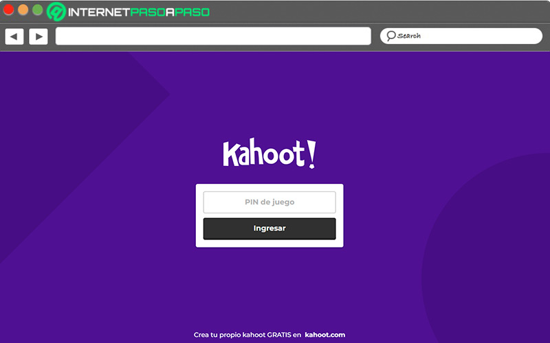 Web de Kahoot