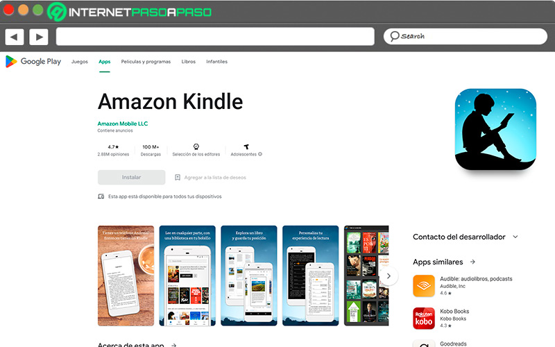 Web de Kindle