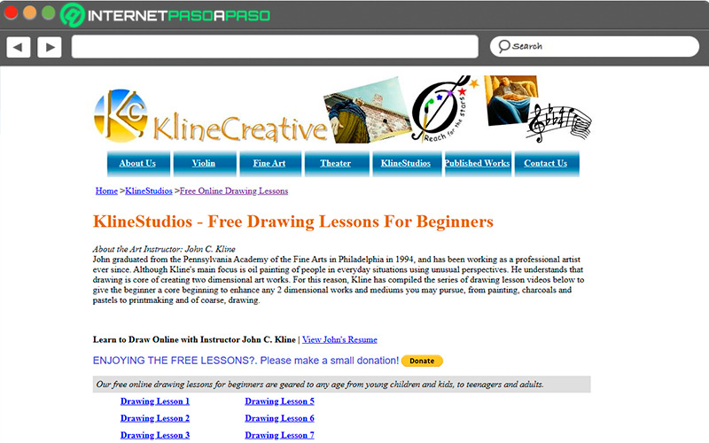 Web de Kline Creativo