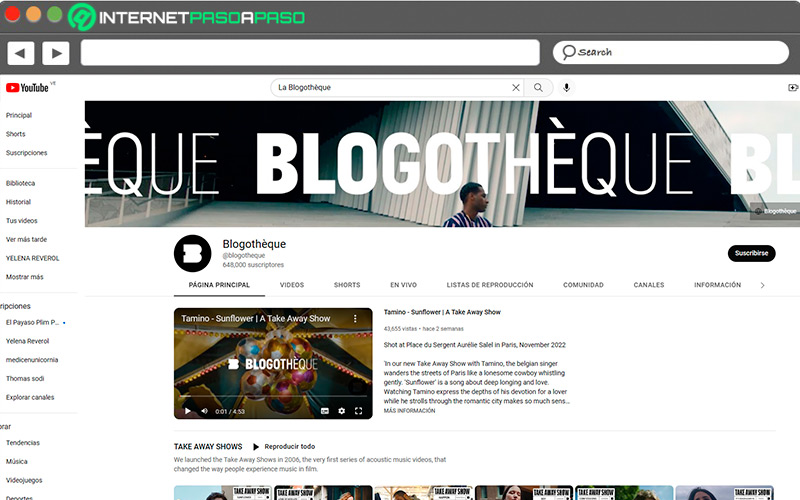 Web de La Blogothèque