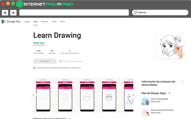 Web de Learn Drawing