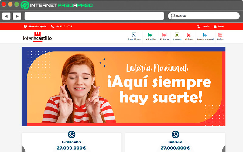 Web de Lotería Castillo