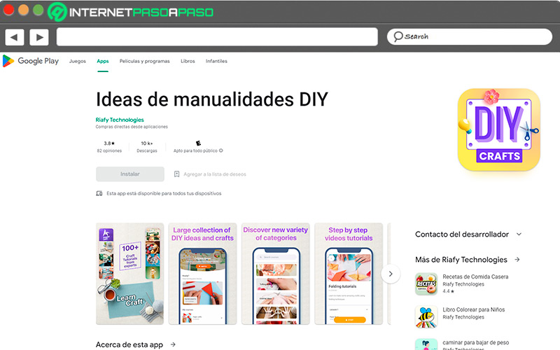 Web de Manualidades Amino para DIY