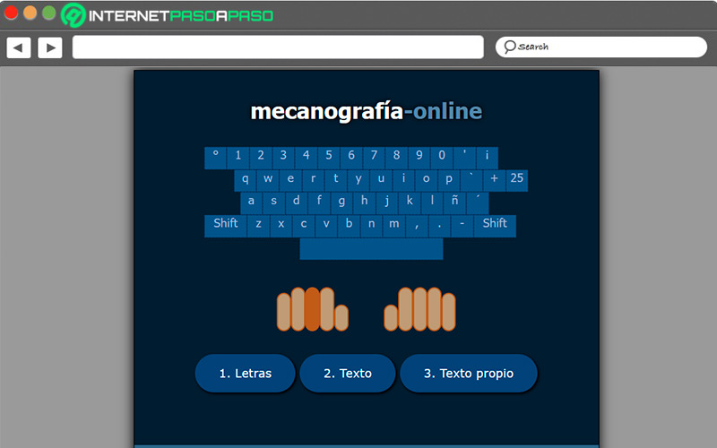 Web de Mecanografía –Online