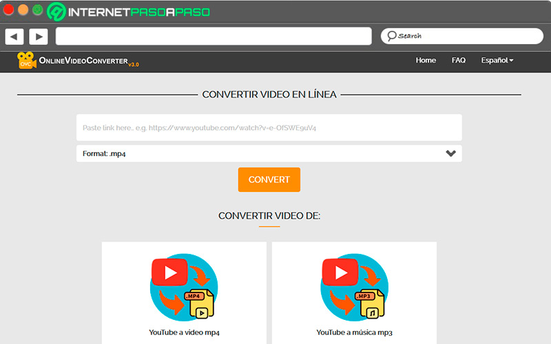 Web de Online Video Converter