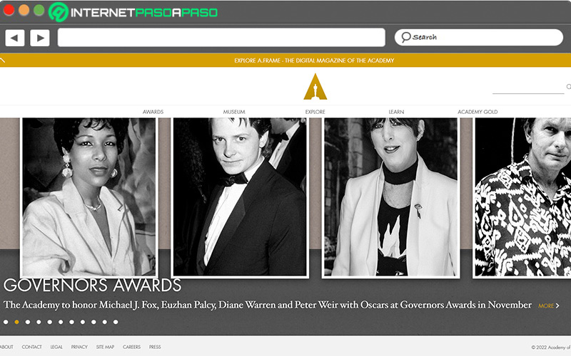 Web de Oscars org
