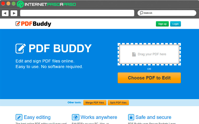 Web de PDF Buddy
