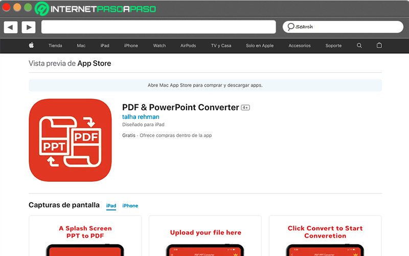 Web de PDF & PowerPoint Converter