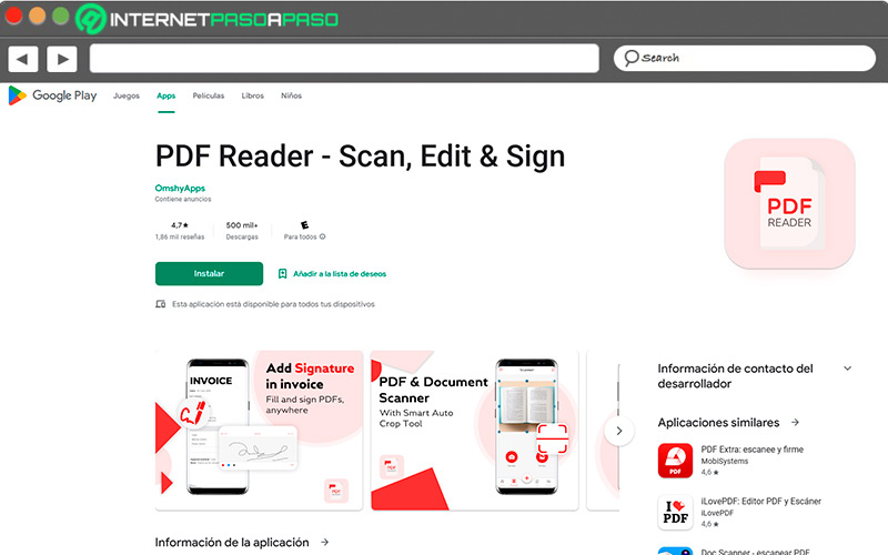 Web de PDF Reader
