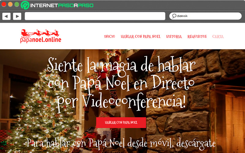 Web de Papa Noel Online