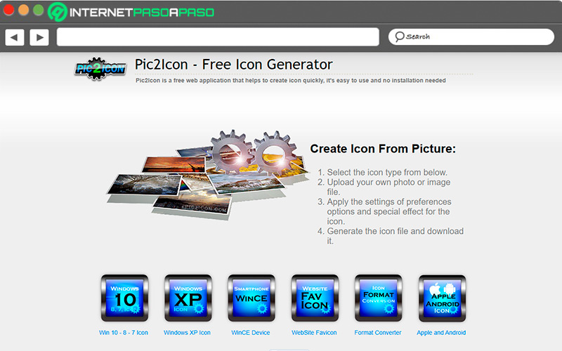 Web de Pic2Icon
