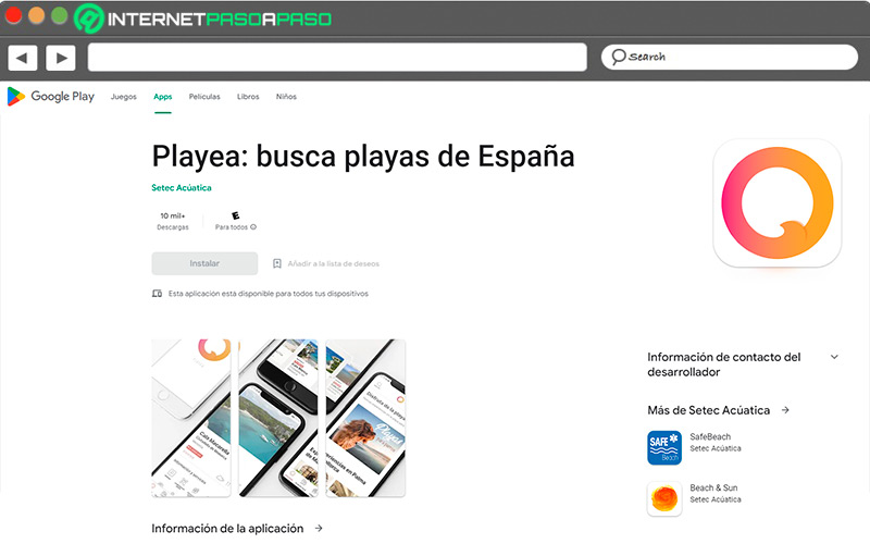 Web de Playa – El Buscador de Playas en España