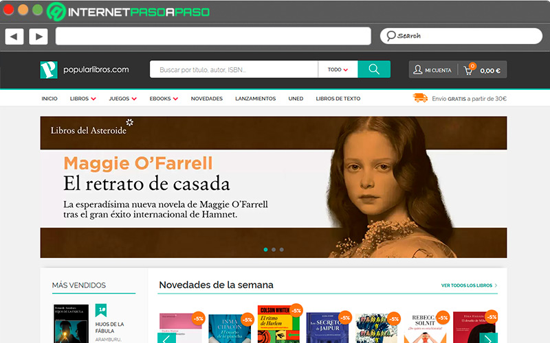 Web de Popular Libros