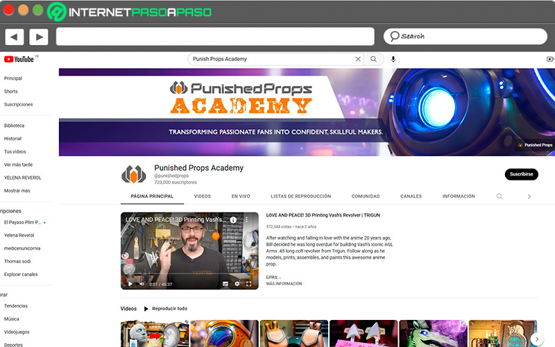 Web de Punish Props Academy