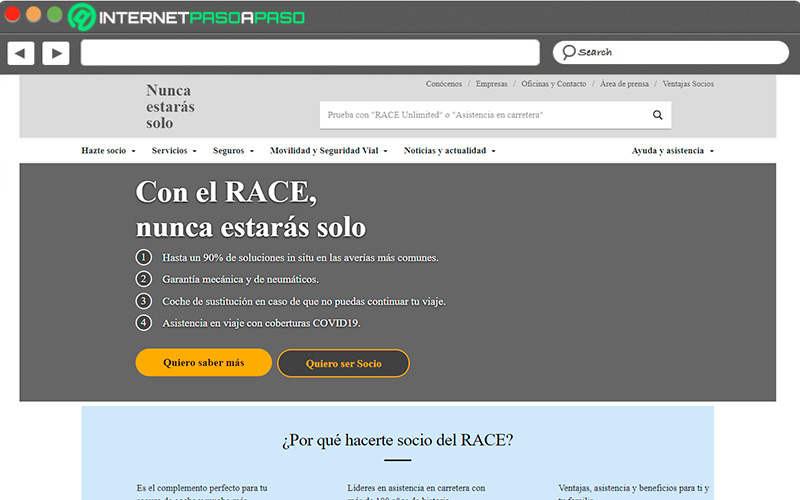 Web de Race
