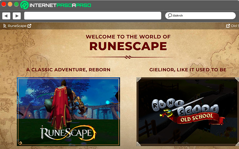 Web de RuneScape