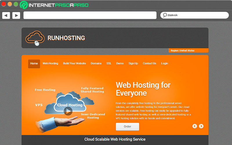 Web de Runhosting